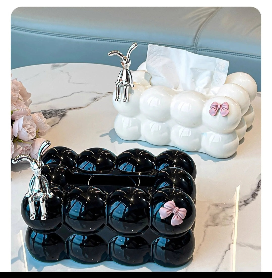 Bubble servitte holder