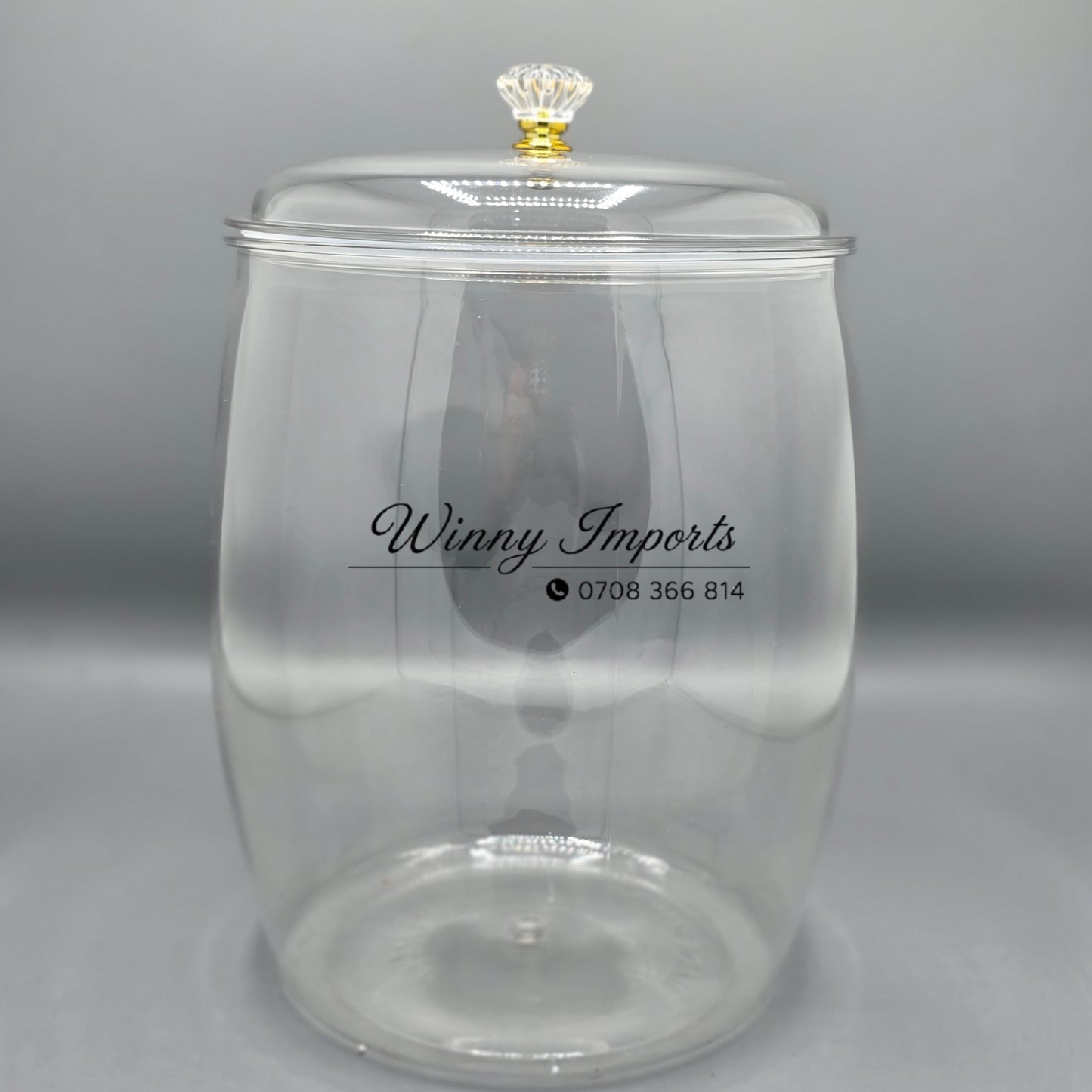 5pcs acrylic container