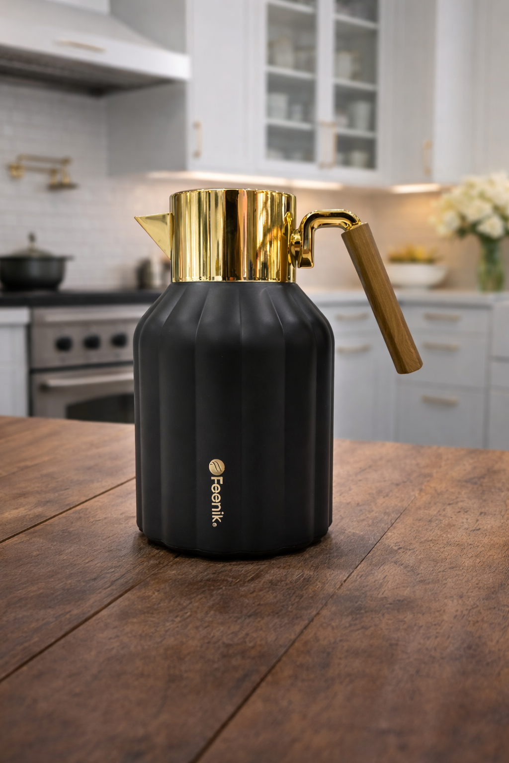 Feenik ribbed 1ltr flask