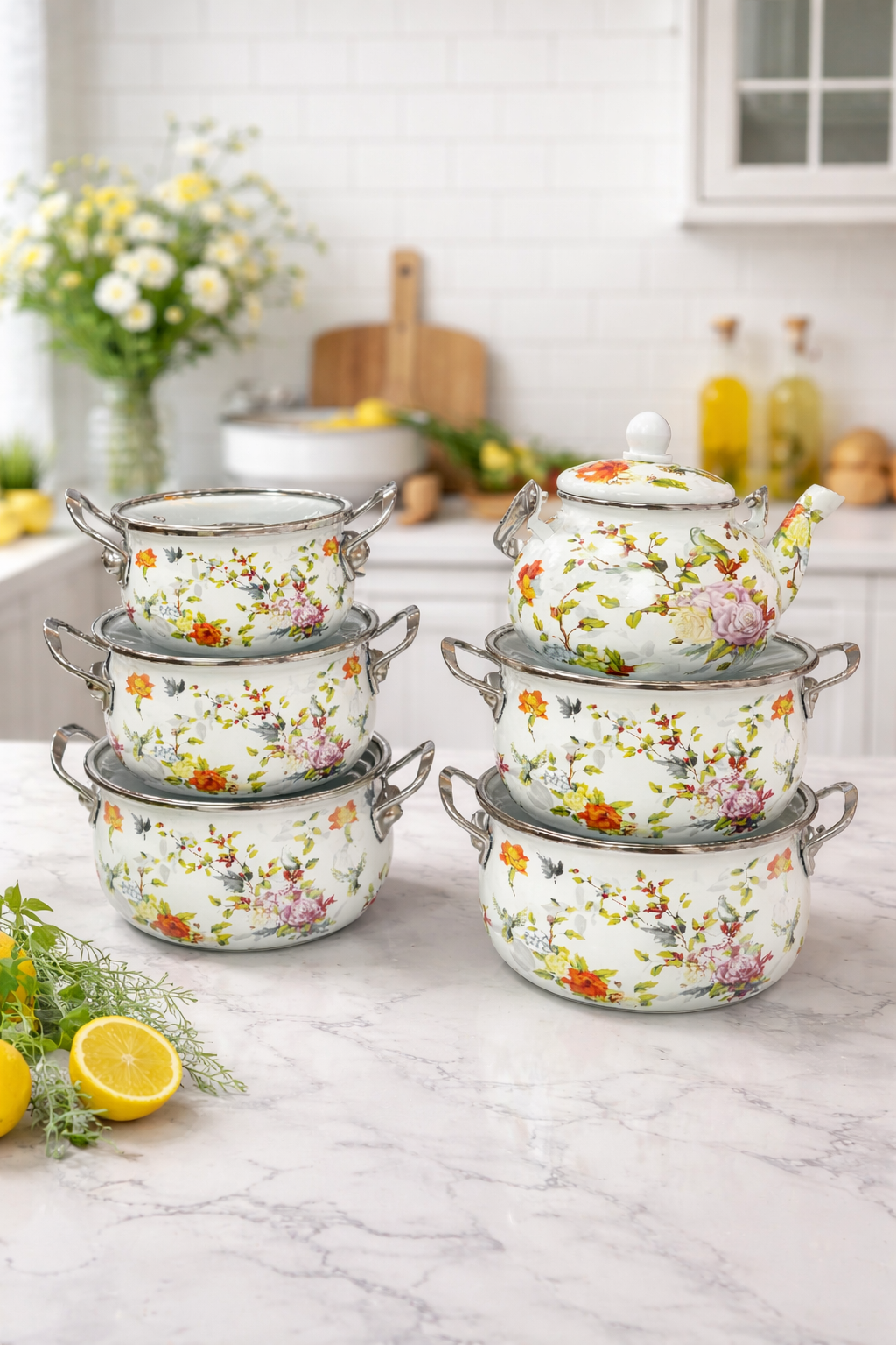 Signature enamel cookware