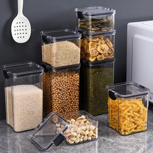 8pcs acrylic storage container