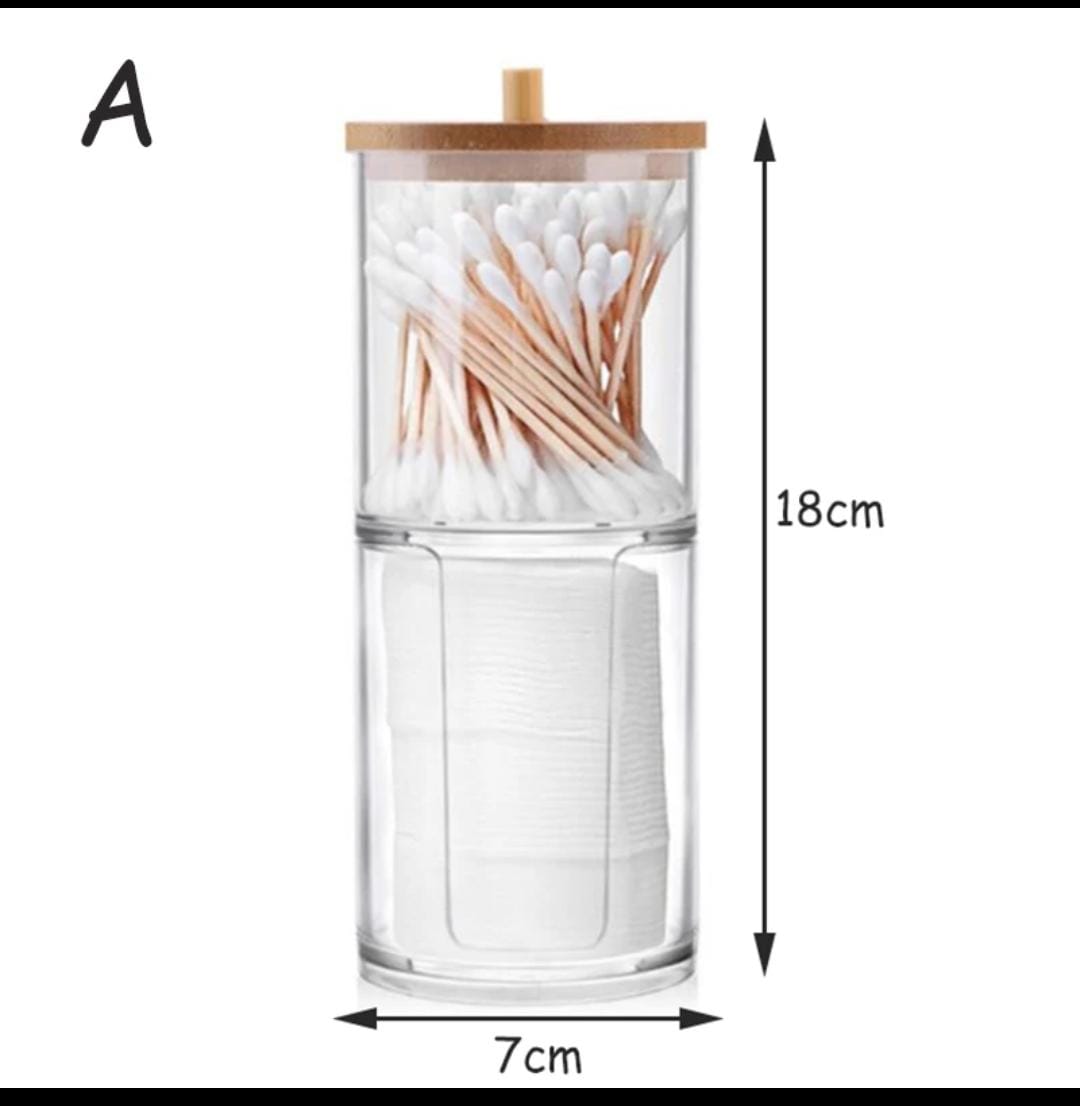 2 in 1 cotton bud/ear buds organizer