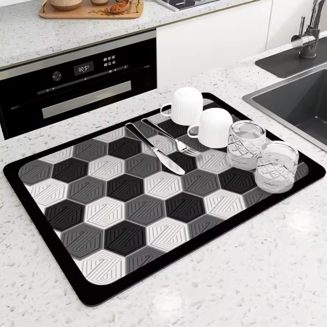 Dish drying mat