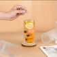 6pcs ribbed glasses
