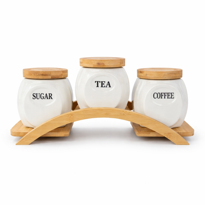 3 in 1 sugar ,coffee,tea carnister