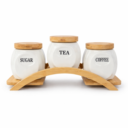 3 in 1 sugar ,coffee,tea carnister