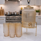 Juice dispenser with 6 glasses