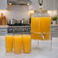Juice dispenser with 6 glasses