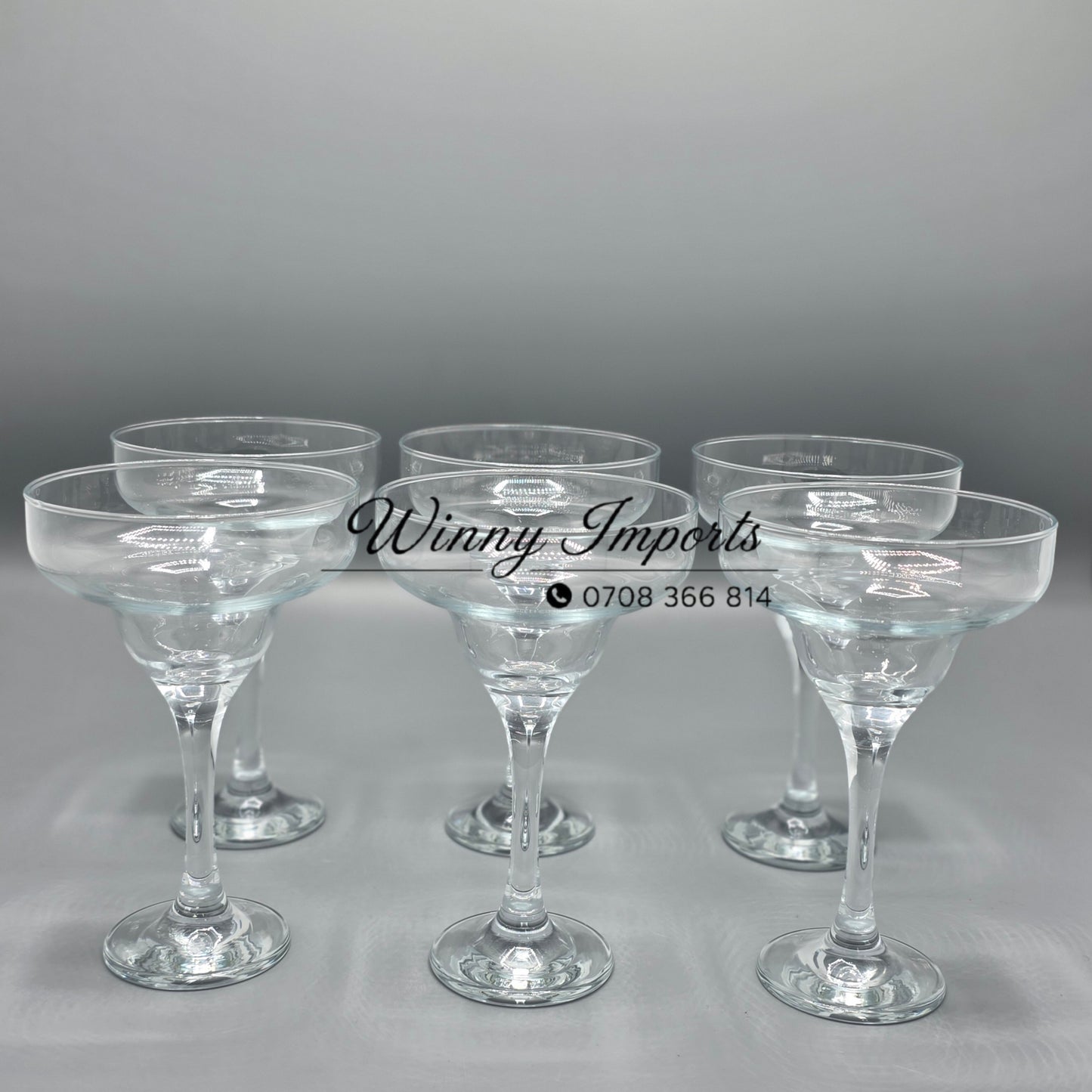 6pcs Margarita glasses