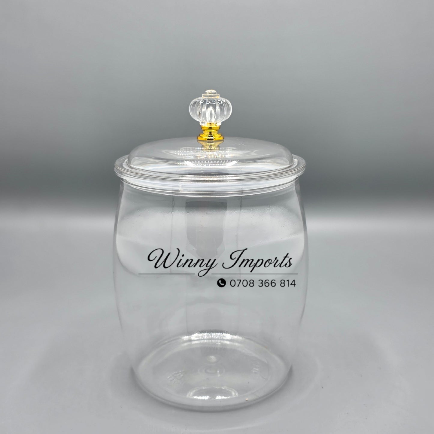 5pcs acrylic container
