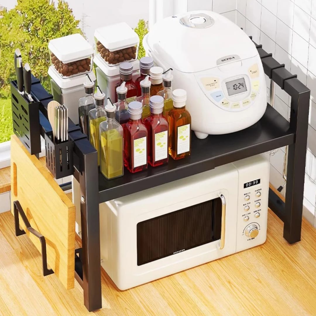 Single layer microwave stand