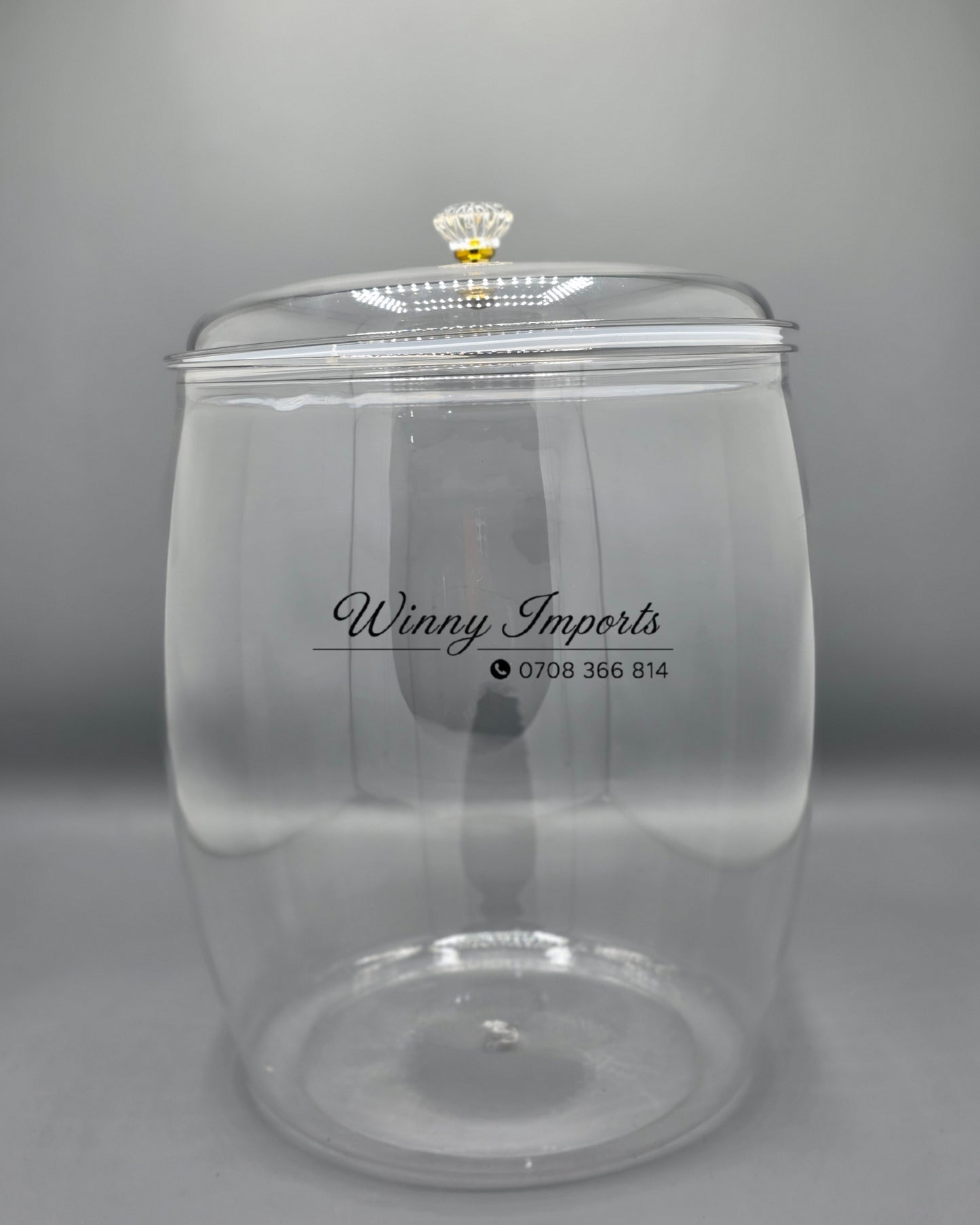 5pcs acrylic container