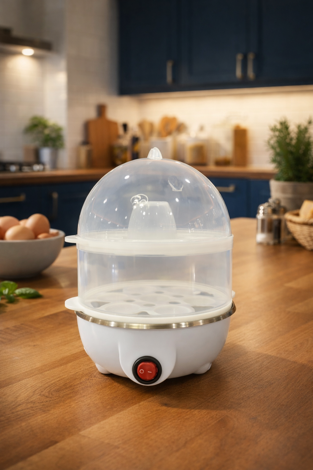 Double egg boiler