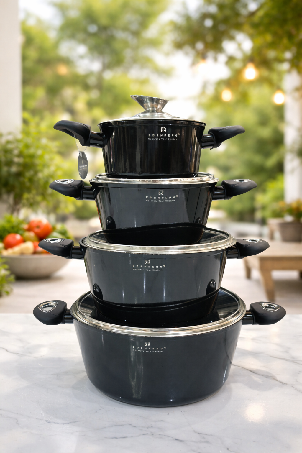 8pcs edenberg nonstick cookware