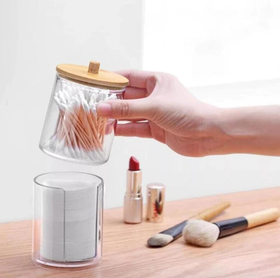 2 in 1 cotton bud/ear buds organizer