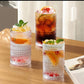 Embossed 6 pieces glasses