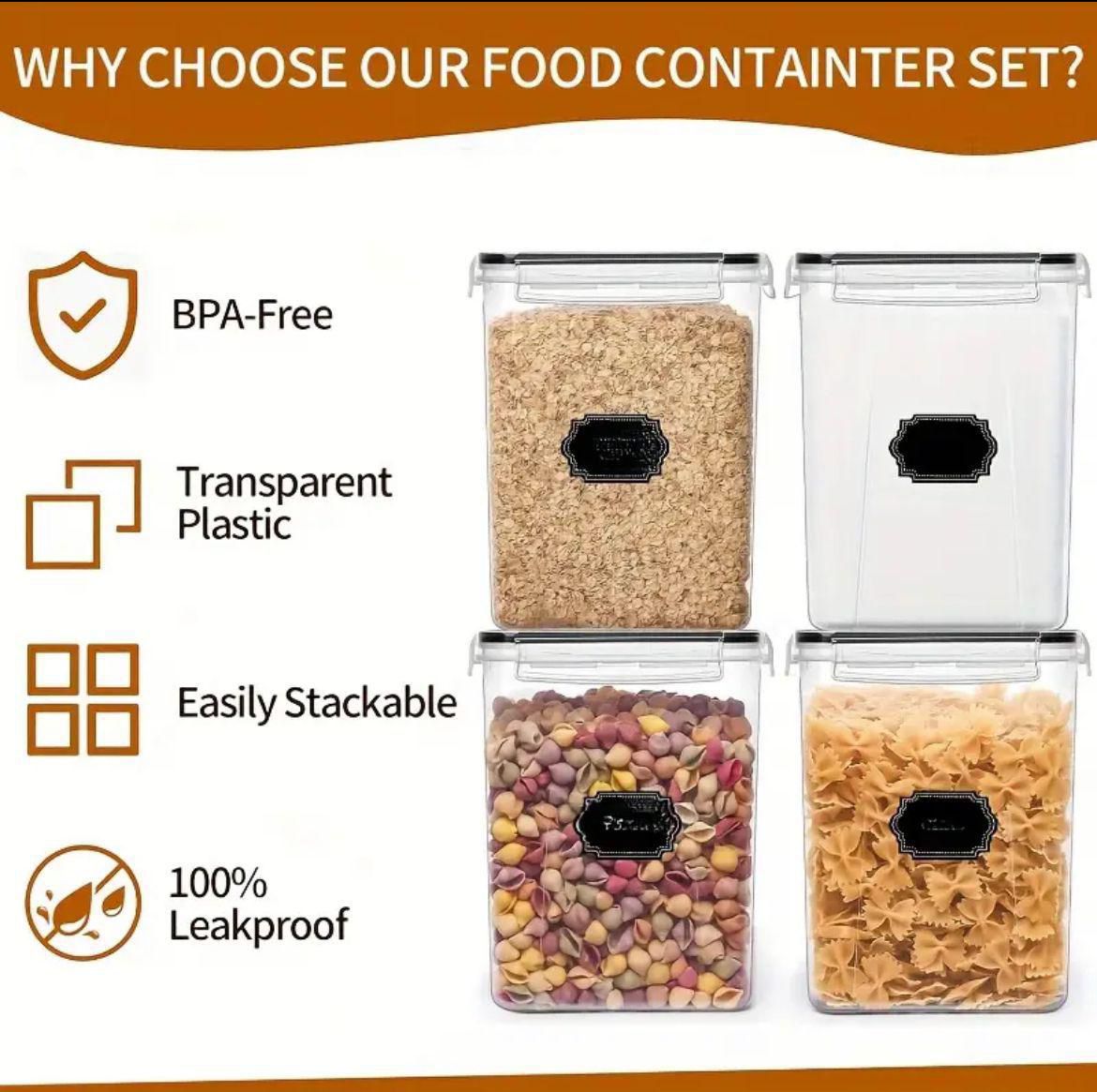 4pcs storage container