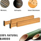 4 pieces Expandable Bamboo drawer divider