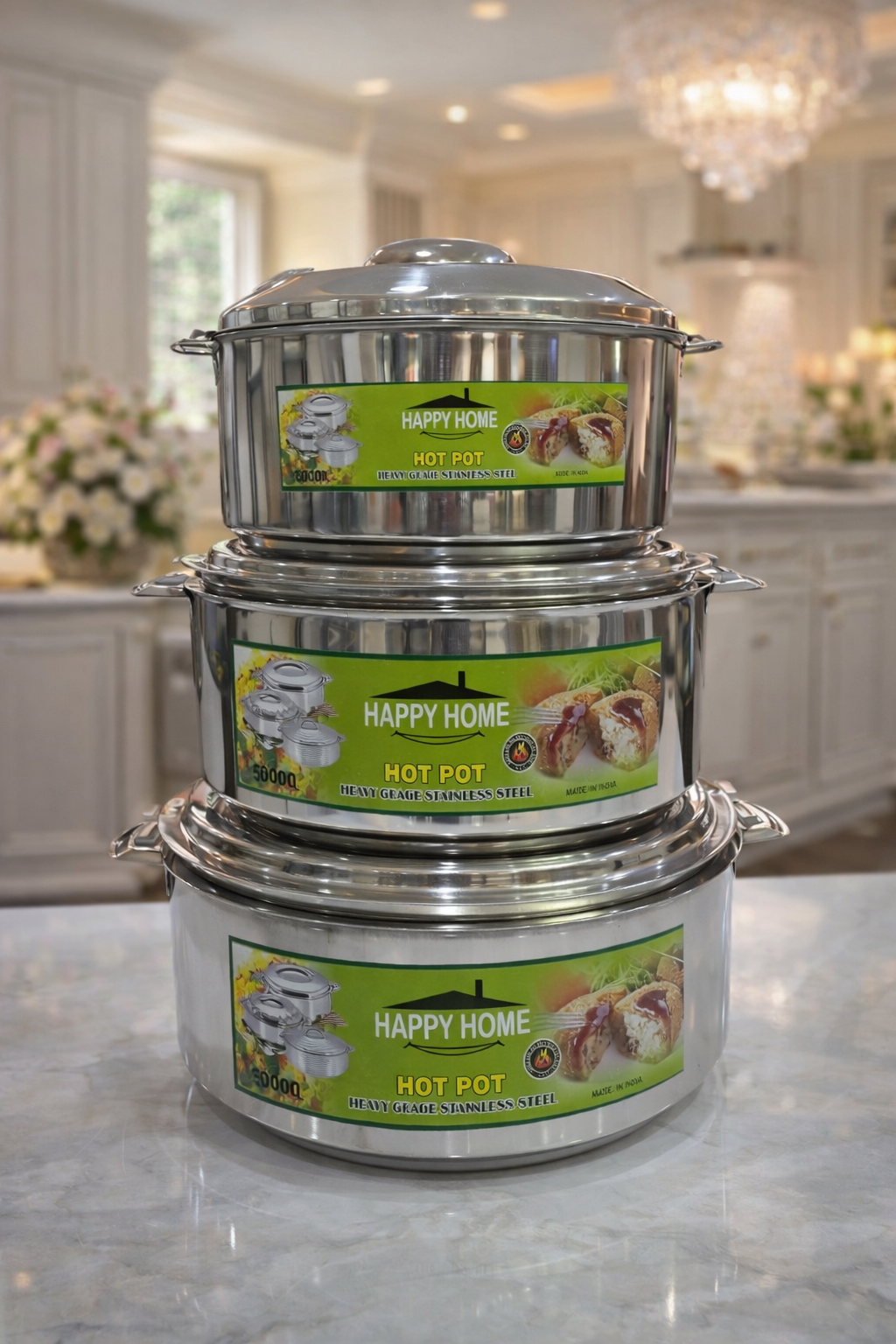 3 pcs big hotpots (10l,15l,20l)