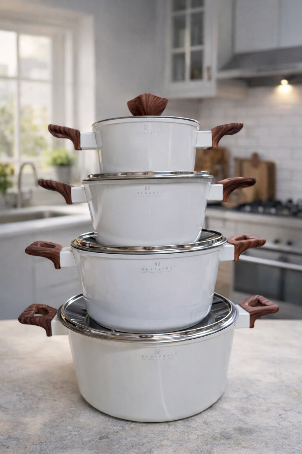 8pcs Edenberg nonstick cookware