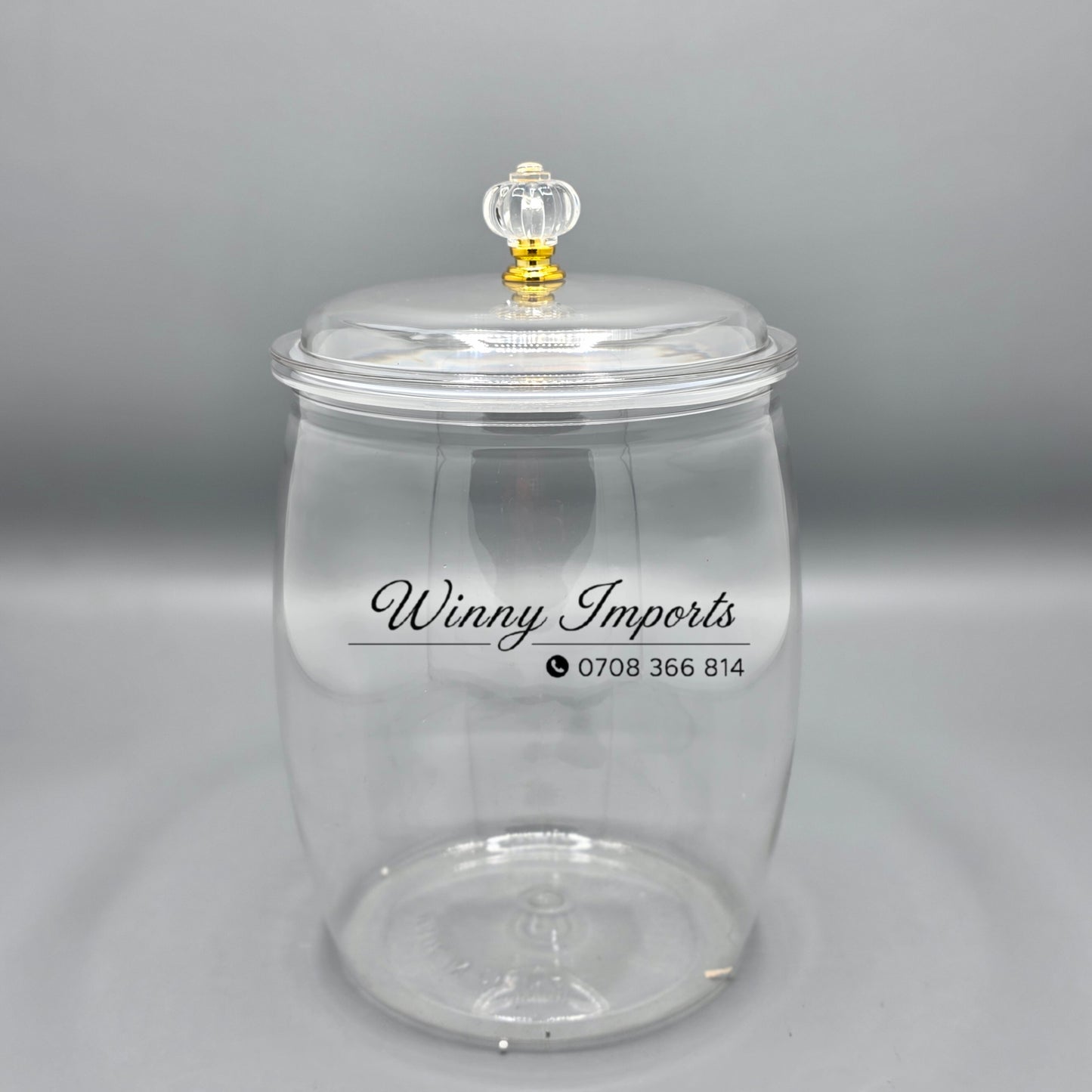 5pcs acrylic container