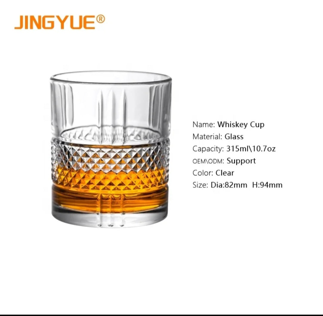 6pcs whiskey glasses
